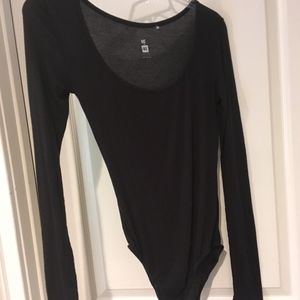 ME to WE - Black Bodysuit